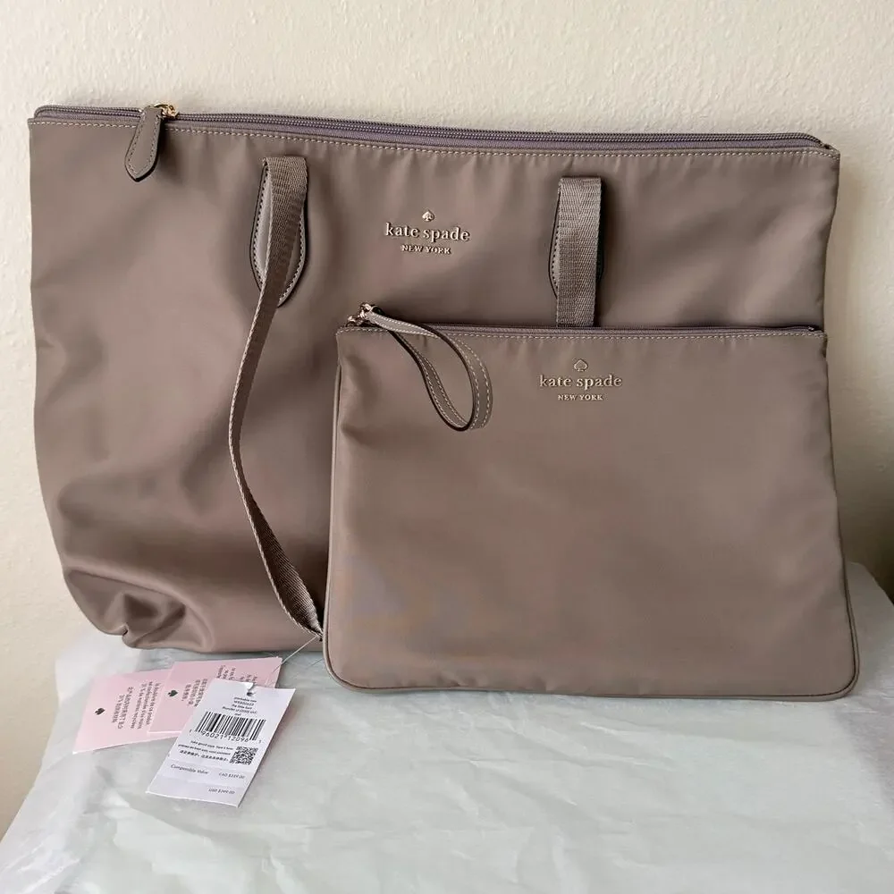 Kate Spade Mel Packable Tote Thunder Cloud